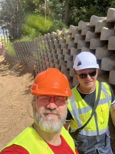 Atraminė siena naujame daugiabučių kvartale – nuotrauka 14