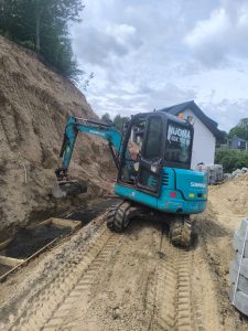 Ilgas smėlio šlaito sutvirtinimas su geotinkleliu – nuotrauka 4